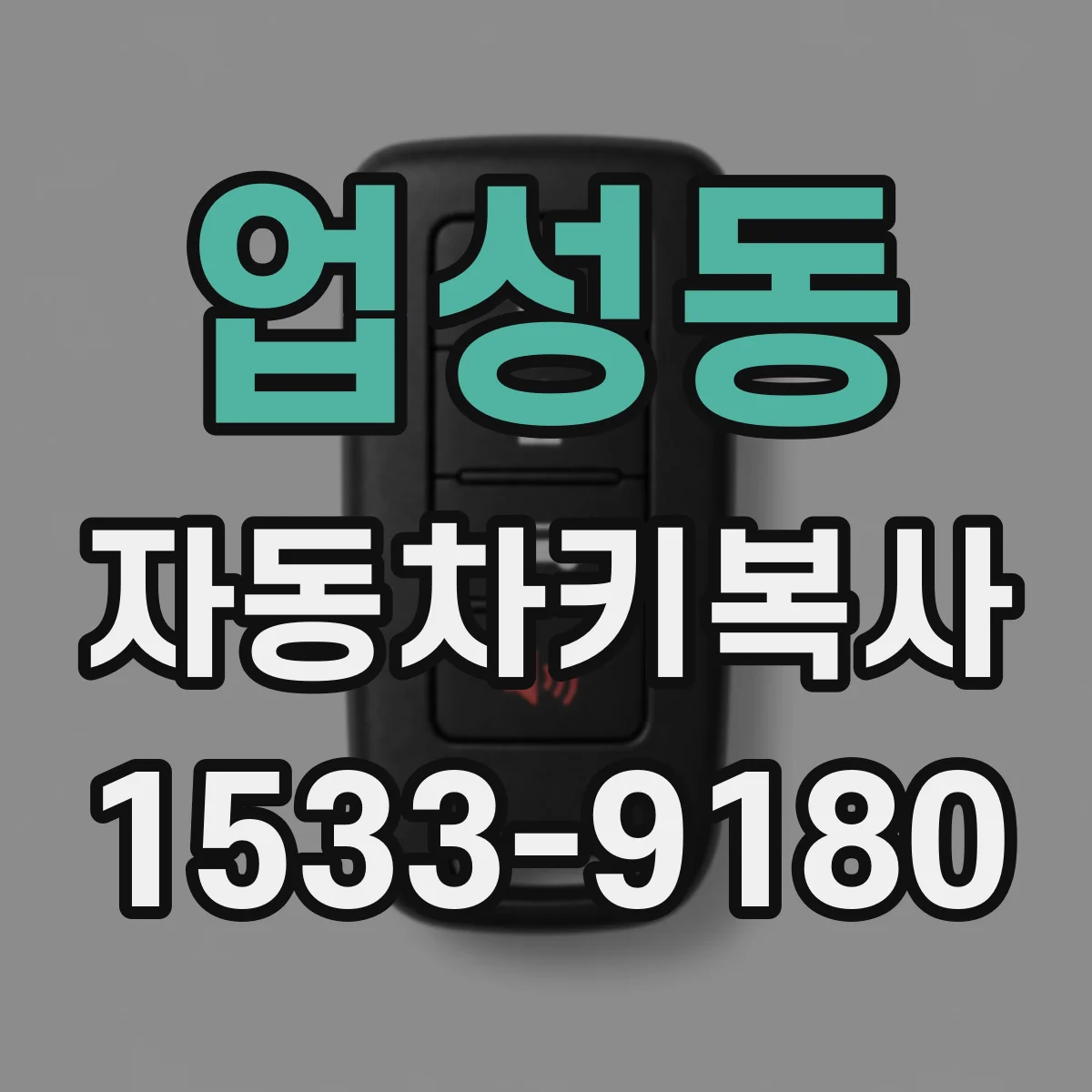 업성동 자동차키복사