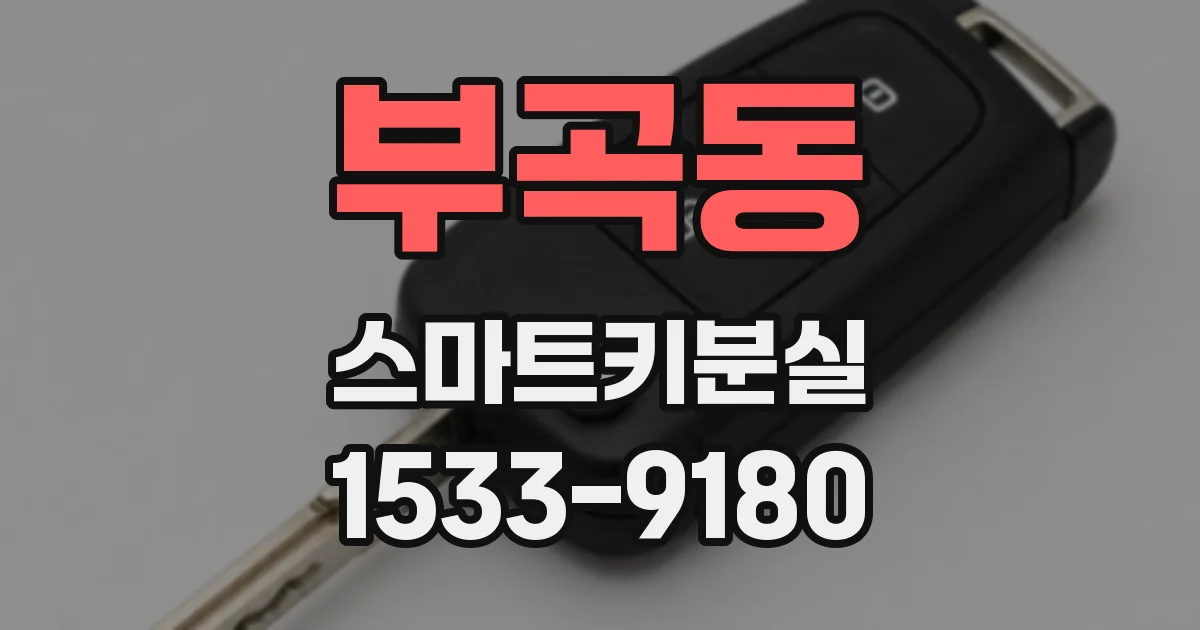 부곡동 스마트키분실