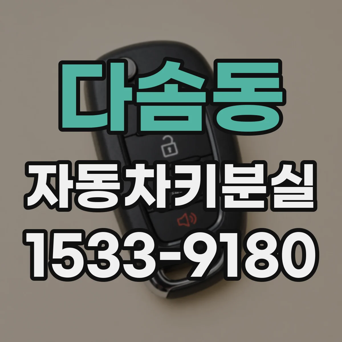 다솜동 자동차키분실