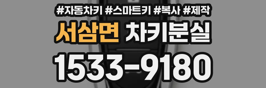 서삼면 차키분실