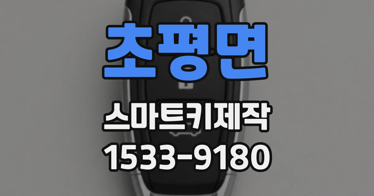 초평면 스마트키제작