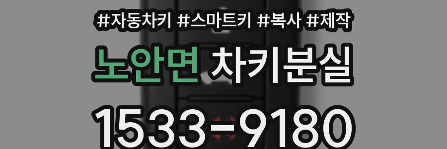 노안면 차키분실