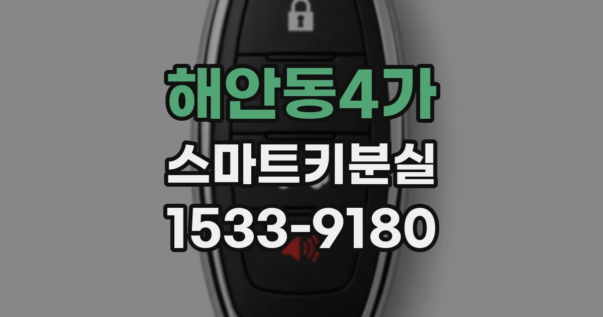 해안동4가 스마트키분실
