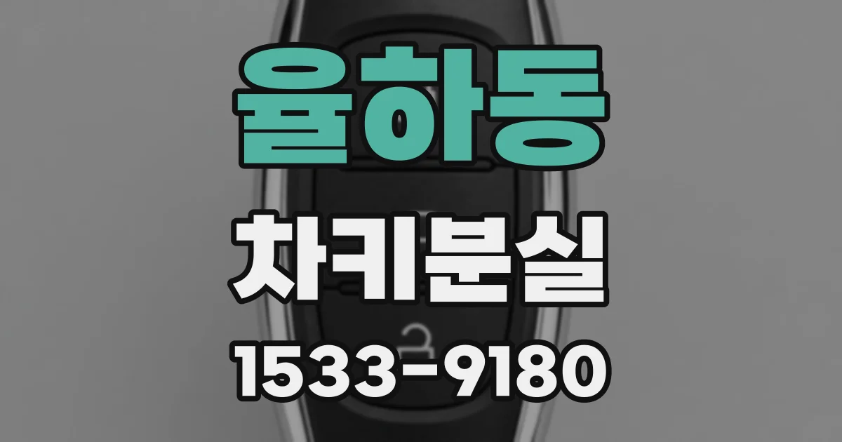 율하동 차키분실