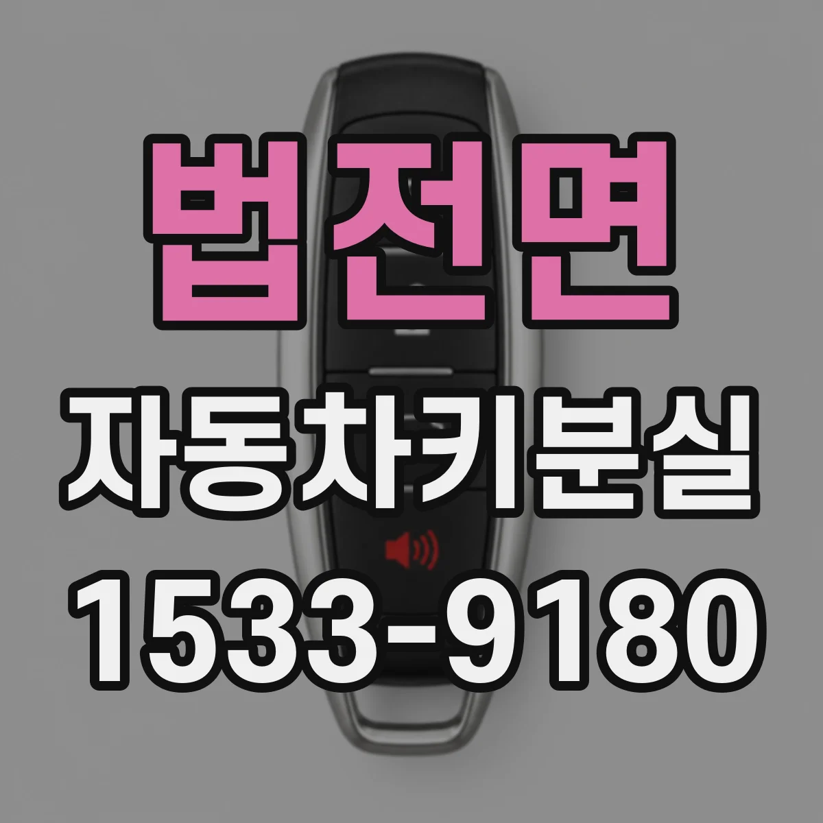 법전면 자동차키분실