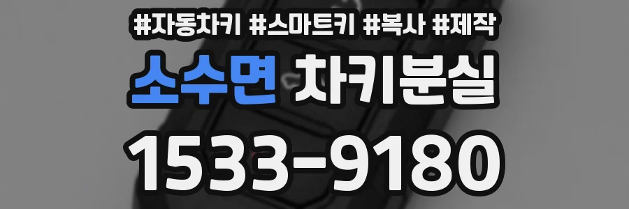 소수면 차키분실