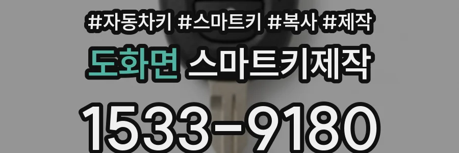 도화면 스마트키제작