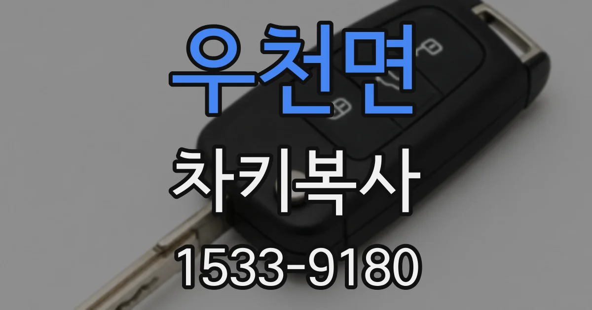 우천면 차키복사