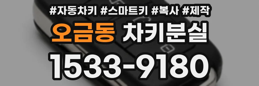 오금동 차키분실