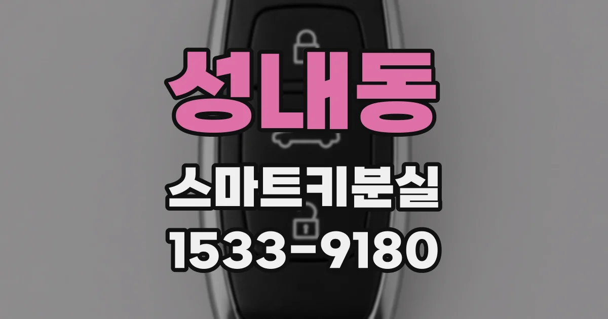 성내동 스마트키분실