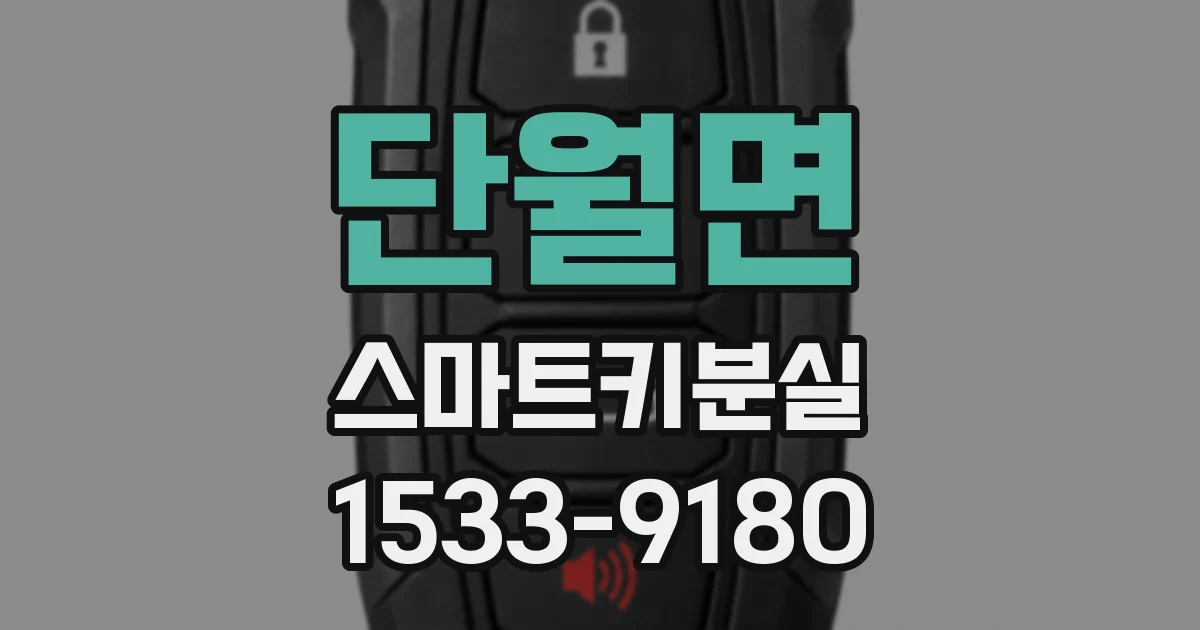 단월면 스마트키분실