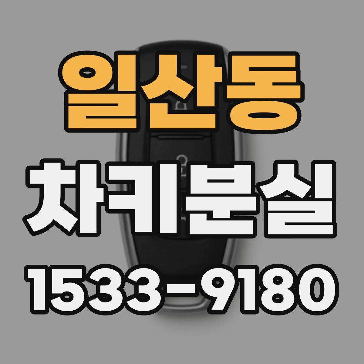 일산동 차키분실