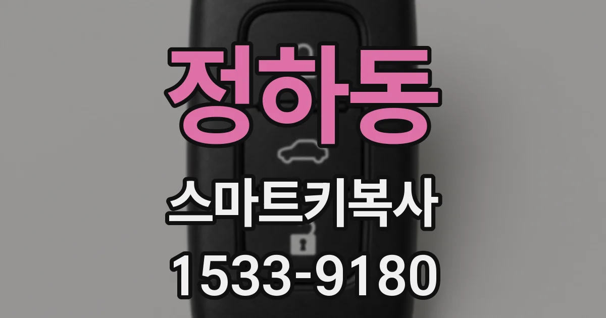 정하동 스마트키복사