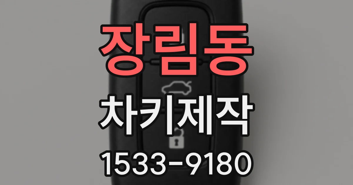 장림동 차키제작