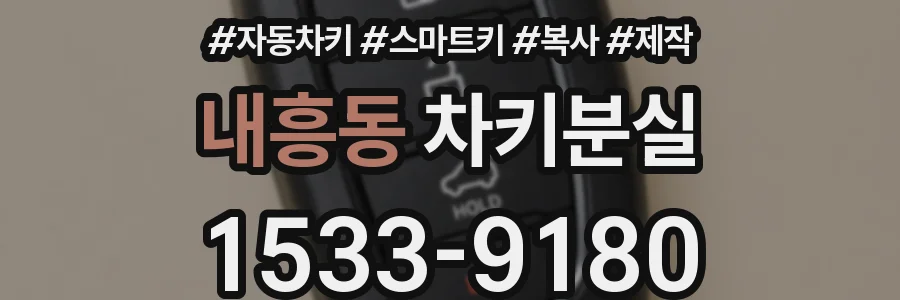 내흥동 차키분실