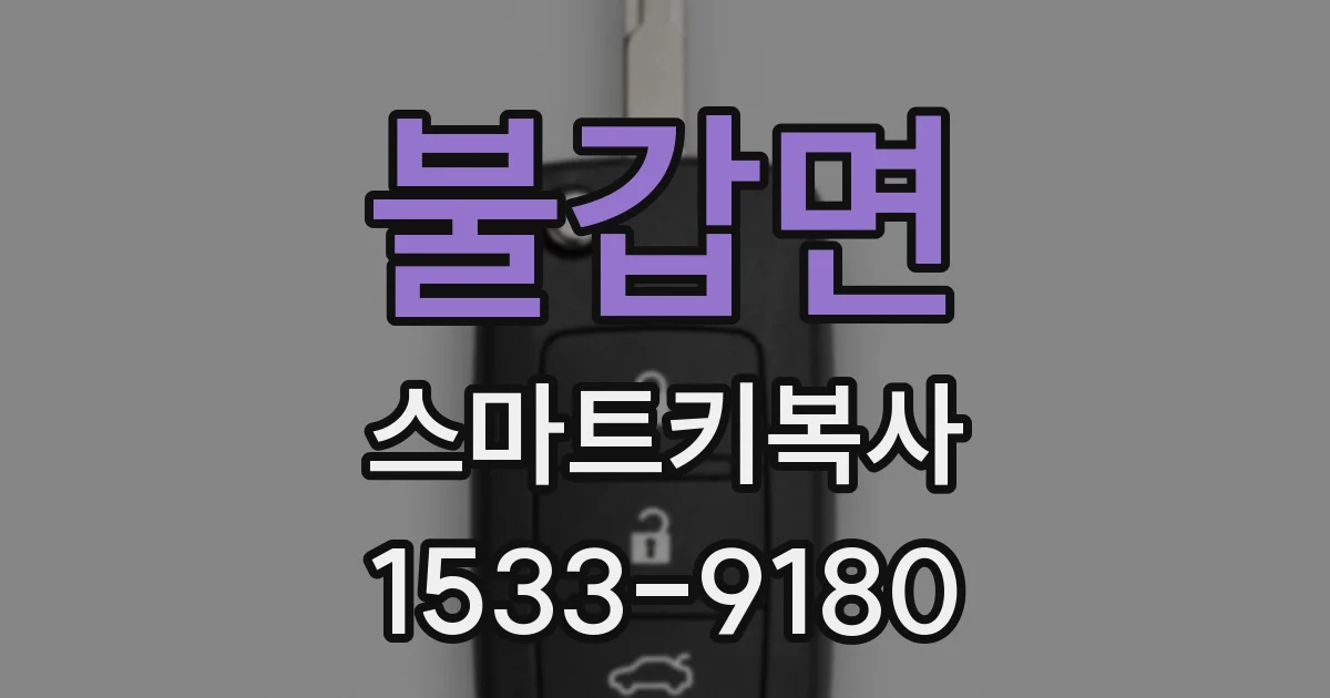 불갑면 스마트키복사