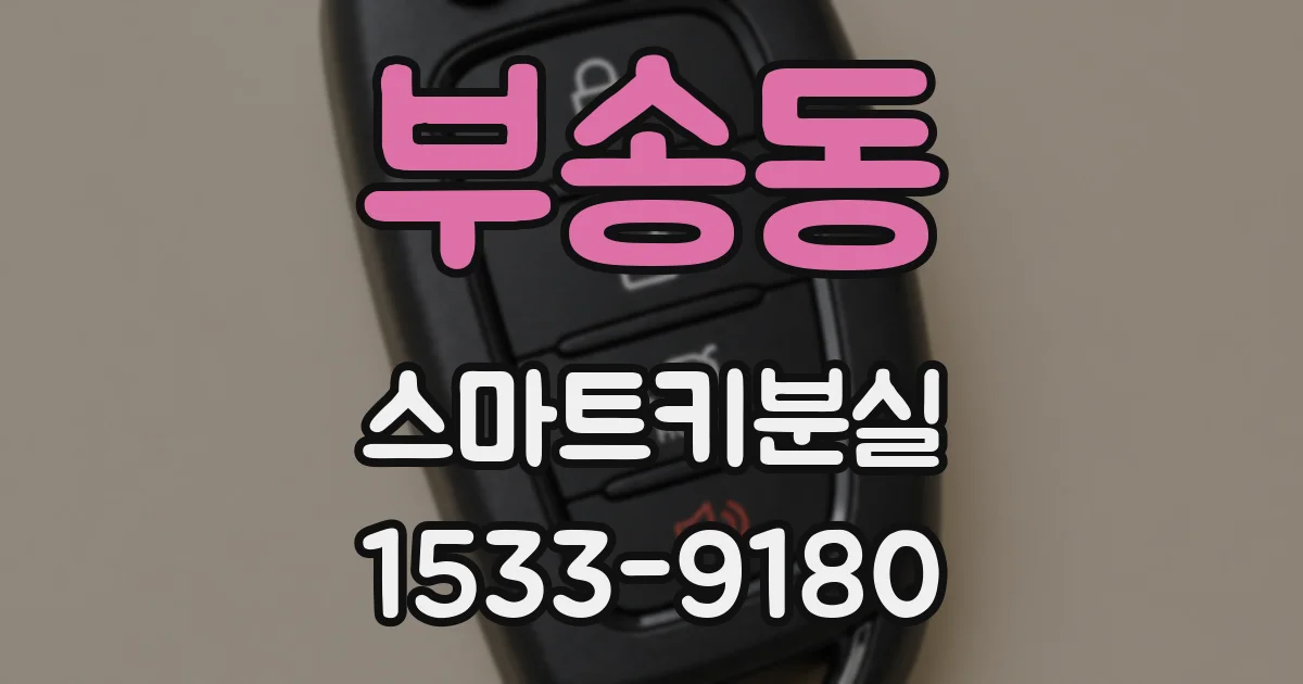 부송동 스마트키분실