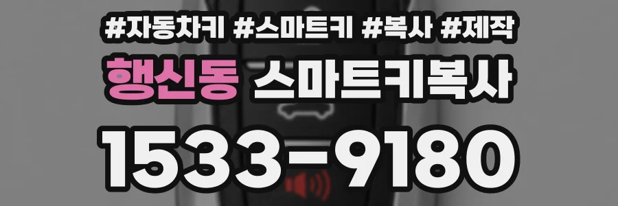 행신동 스마트키복사