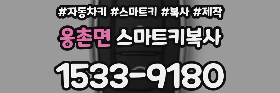웅촌면 스마트키복사