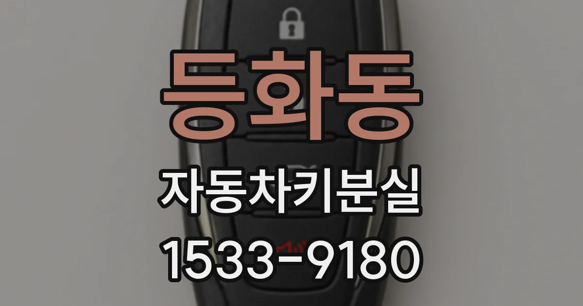 등화동 자동차키분실
