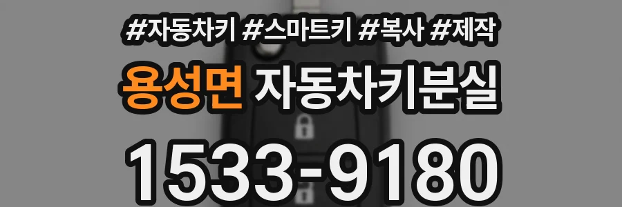 용성면 자동차키분실