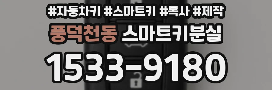 풍덕천동 스마트키분실