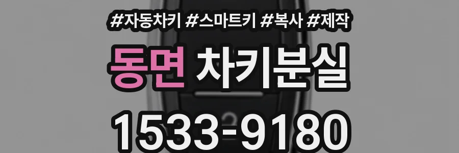 동면 차키분실