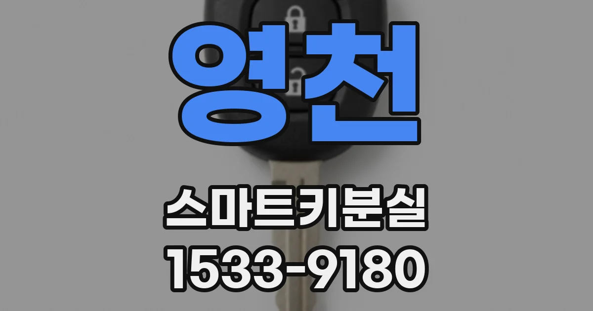 영천 스마트키분실