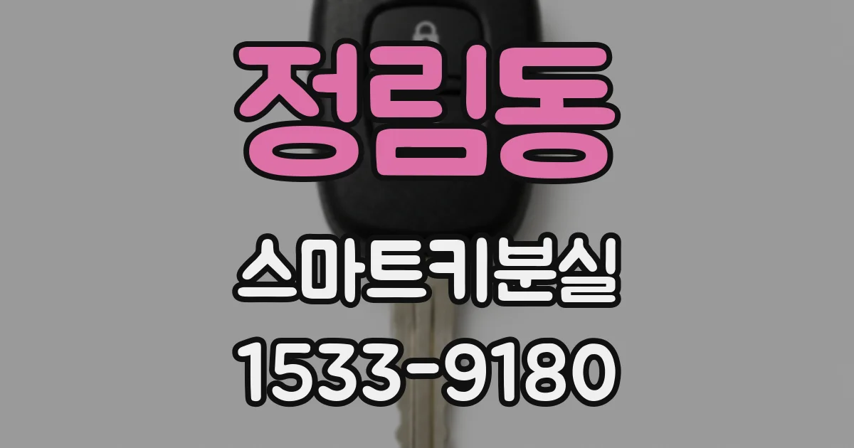 정림동 스마트키분실