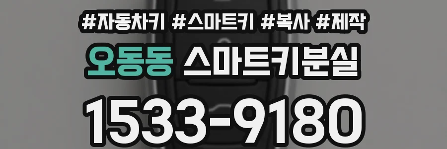 오동동 스마트키분실