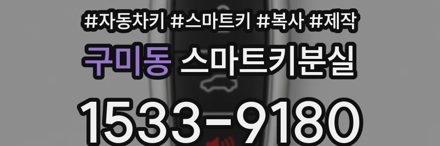 구미동 스마트키분실