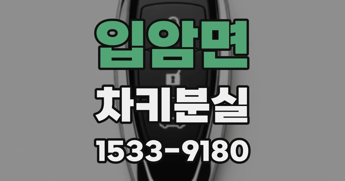 입암면 차키분실