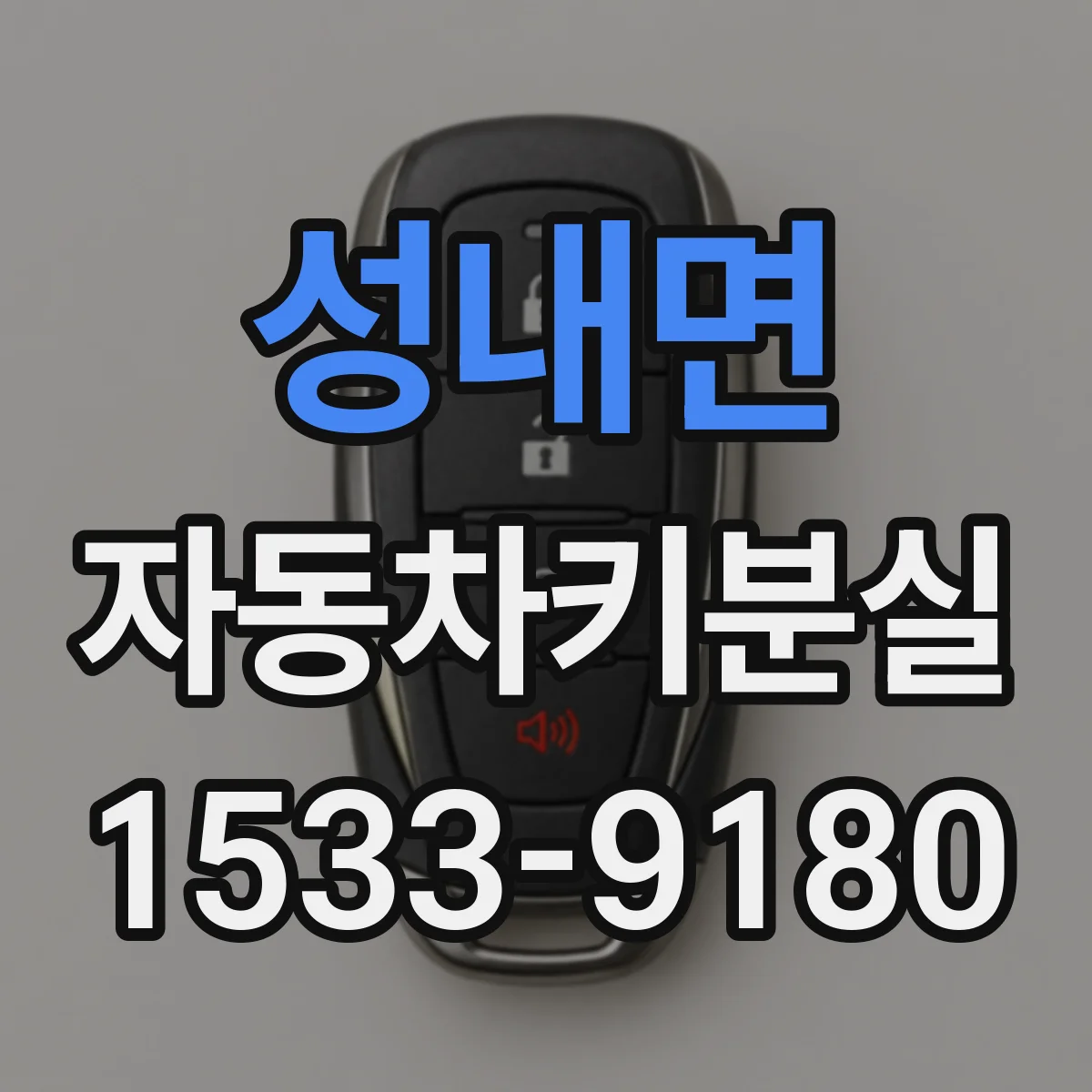 성내면 자동차키분실