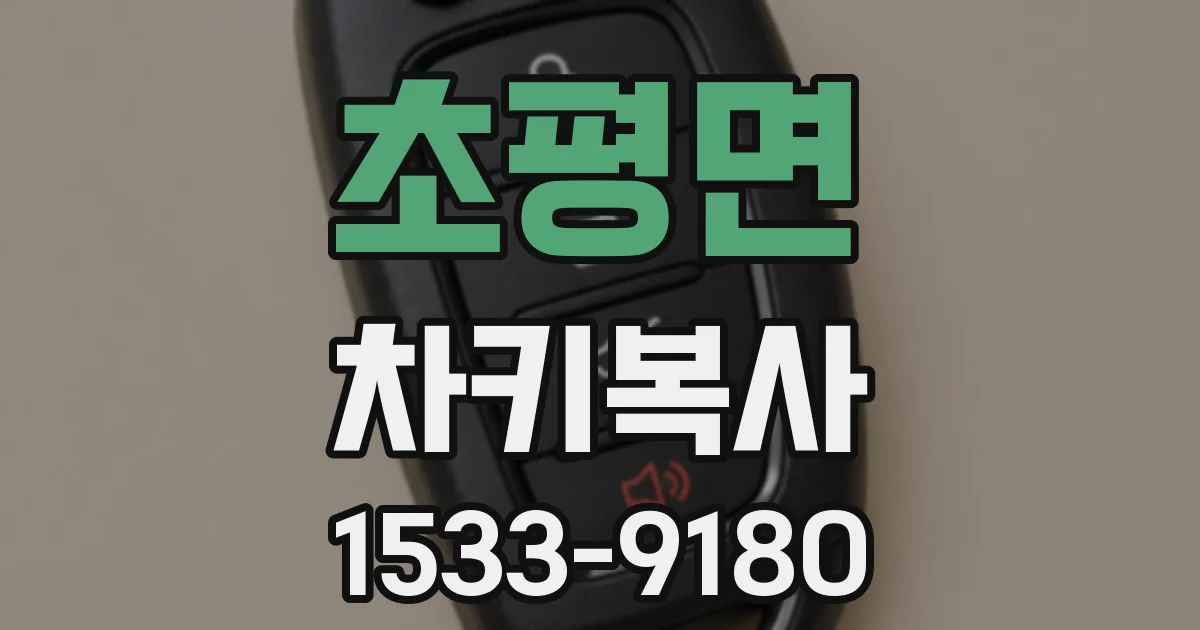 초평면 차키복사