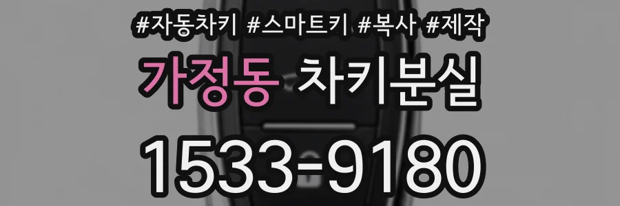 가정동 차키분실