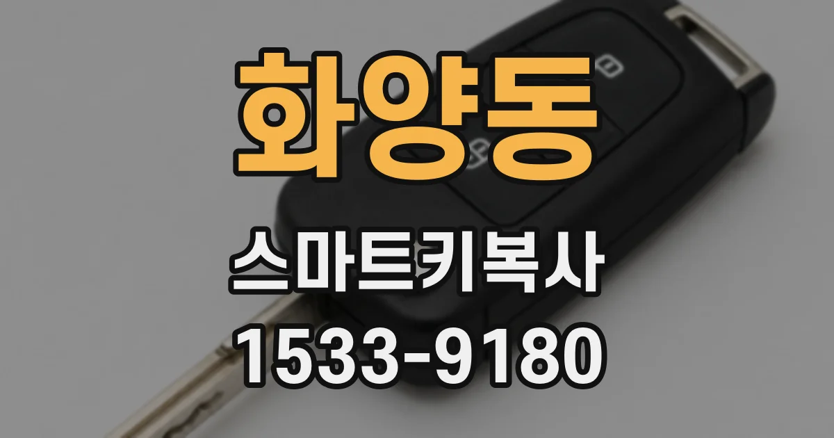 화양동 스마트키복사