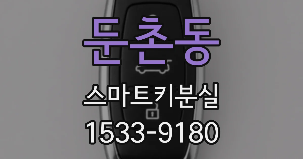 둔촌동 스마트키분실