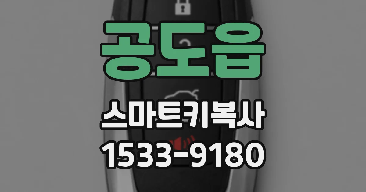 공도읍 스마트키복사