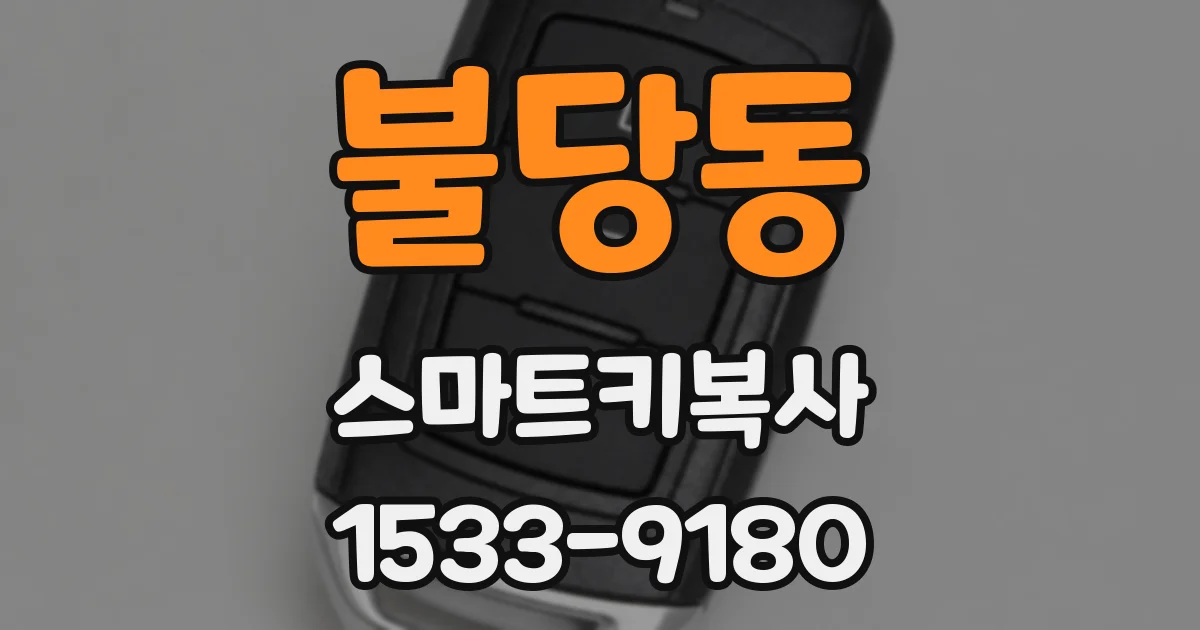 불당동 스마트키복사