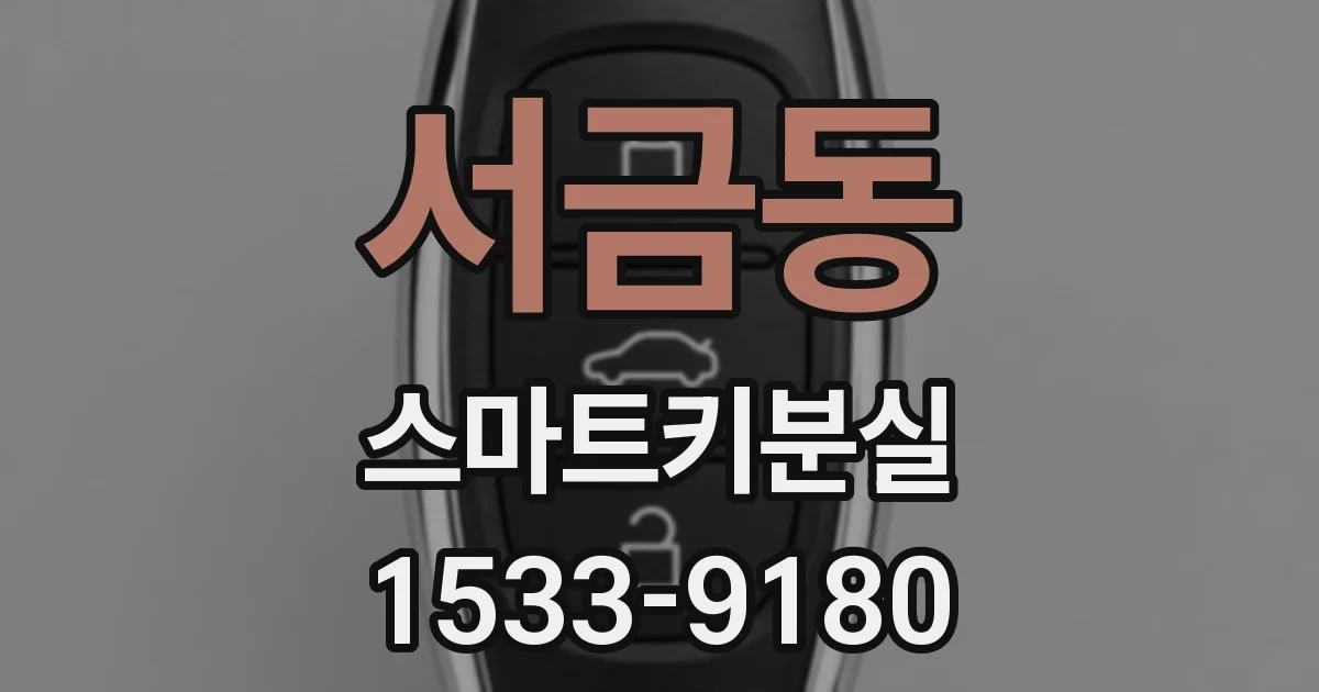 서금동 스마트키분실