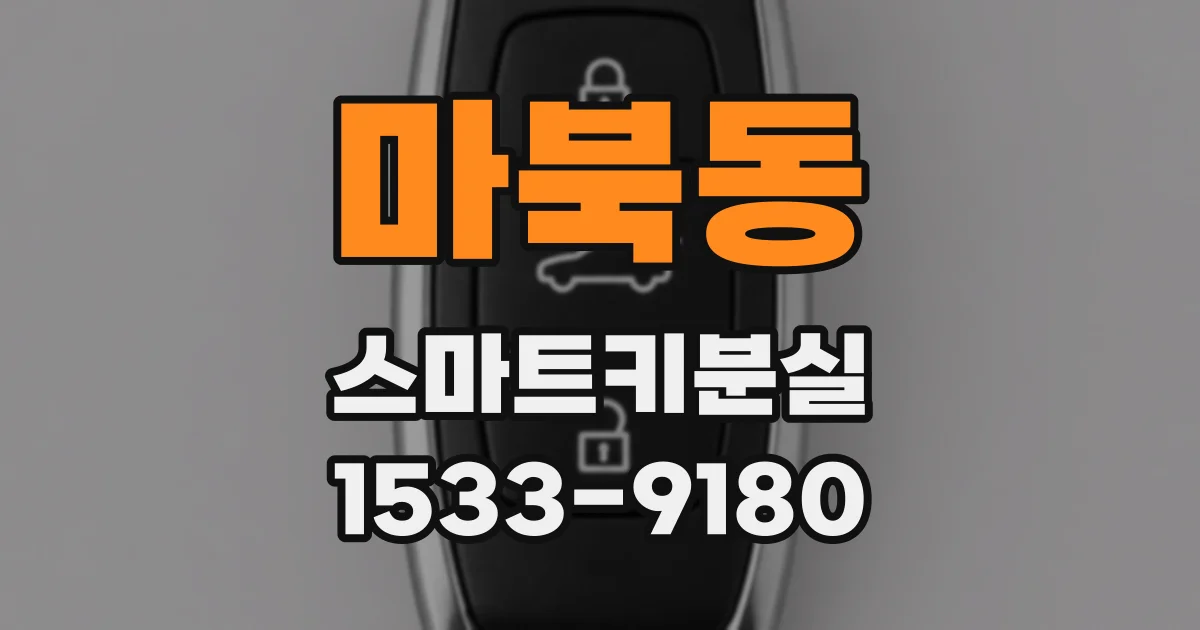 마북동 스마트키분실