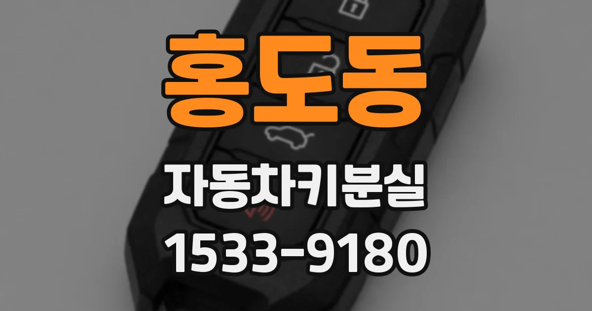 홍도동 자동차키분실