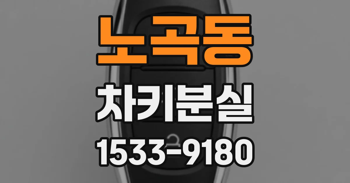 노곡동 차키분실