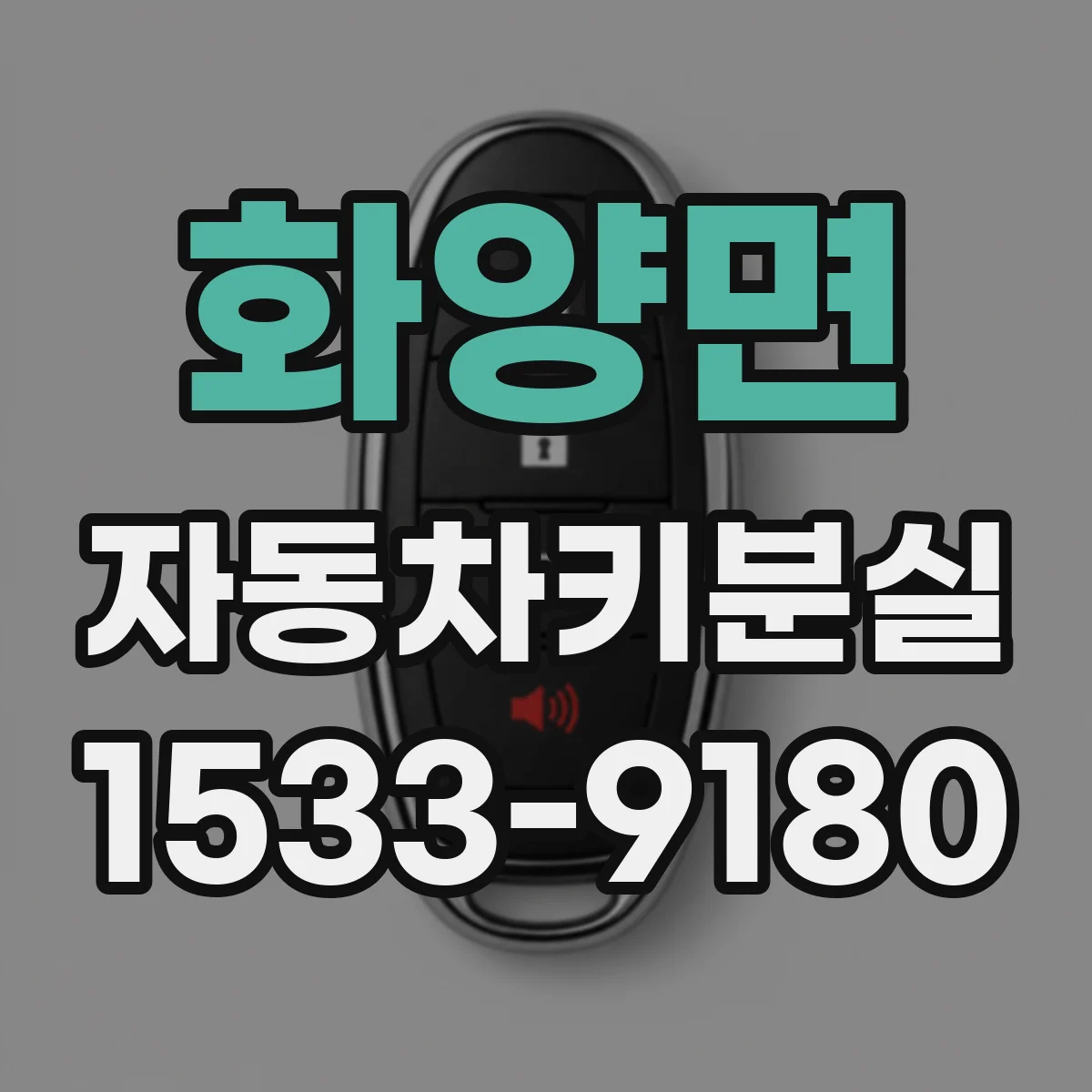 화양면 자동차키분실