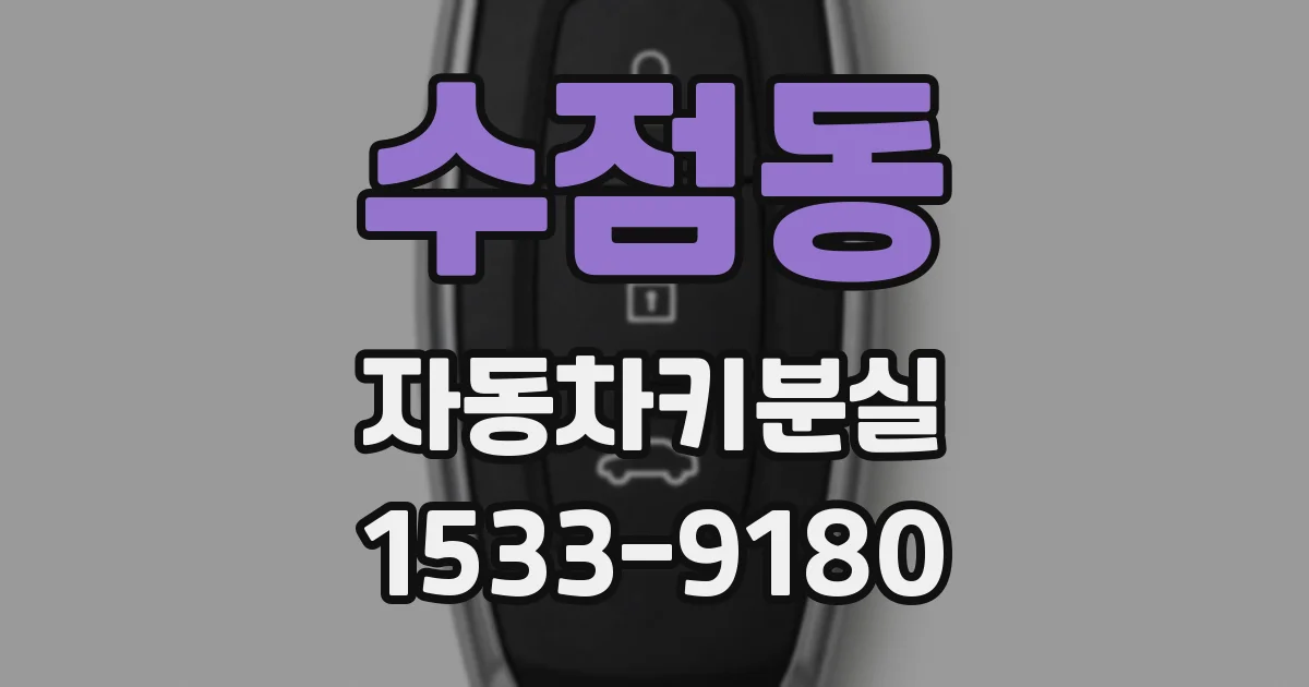 수점동 자동차키분실