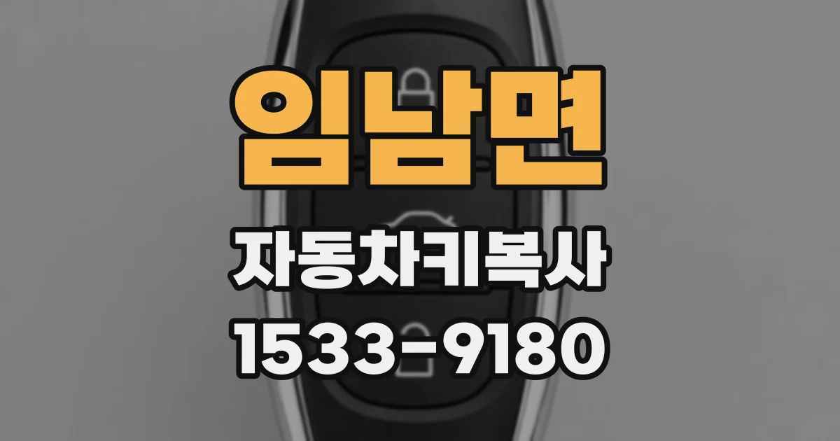 임남면 자동차키복사
