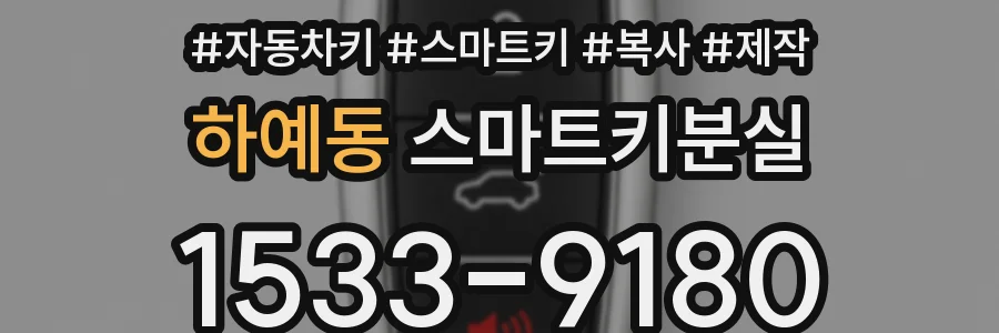 하예동 스마트키분실