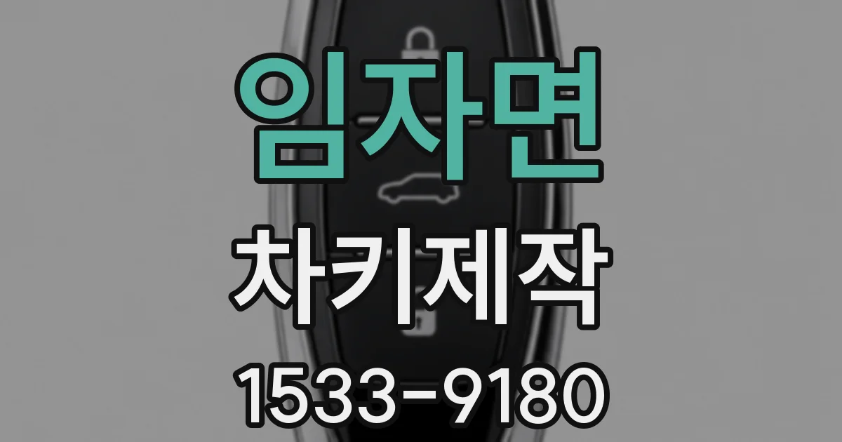 임자면 차키제작