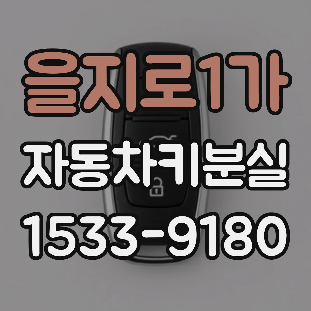 을지로1가 자동차키분실