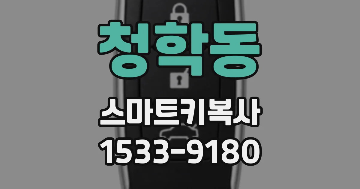 청학동 스마트키복사